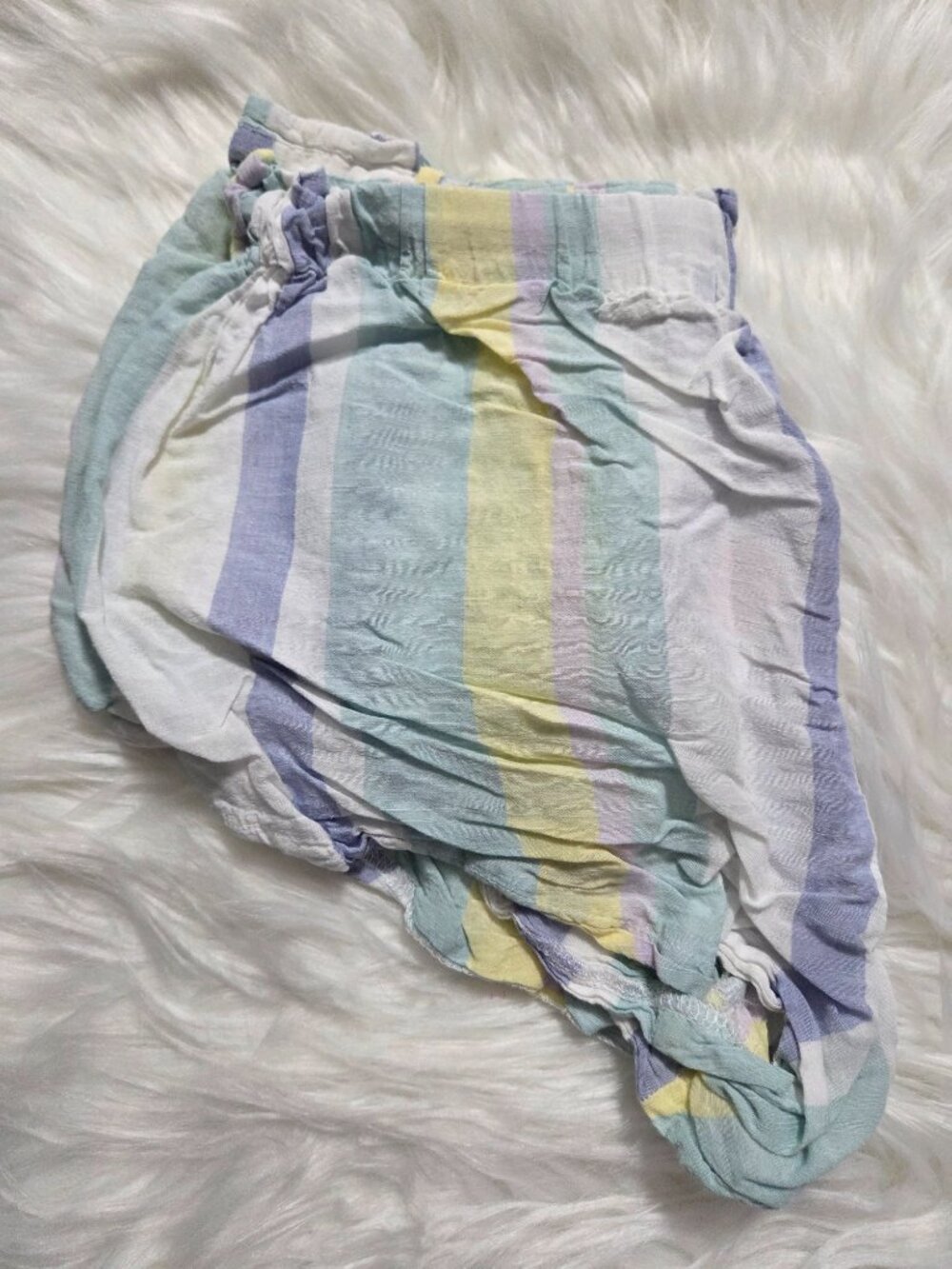 Love to Lounge Striped Crinkle Pajama Shorts - Picture 2 of 4